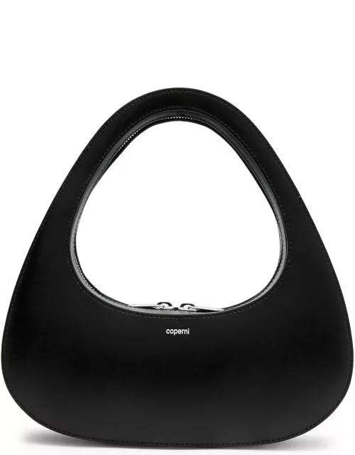 Coperni Baguette Swipe Leather top Handle bag - Black