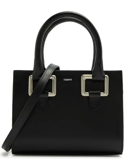 Coperni Emoji Leather top Handle bag - Black