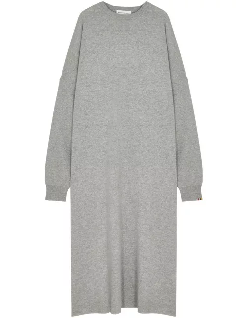 Extreme Cashmere N°289 May Cashmere-blend Maxi Dress - Grey - One