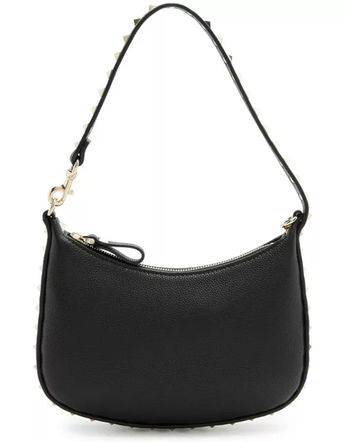 Valentino Garavani Rockstud Mini Leather Hobo bag - Black