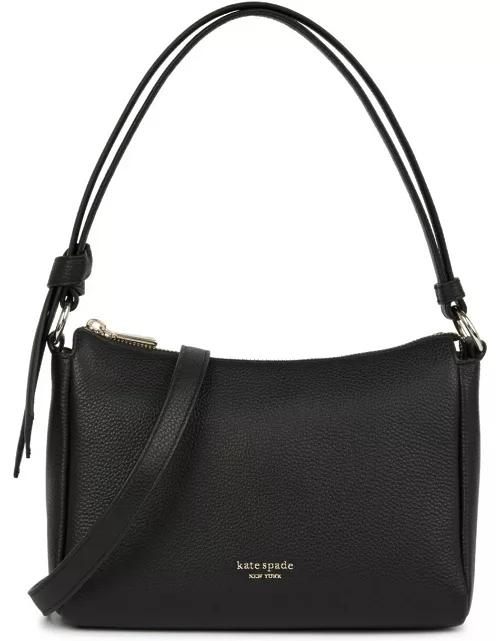 Kate Spade New York Knott Medium Leather Shoulder bag - Black