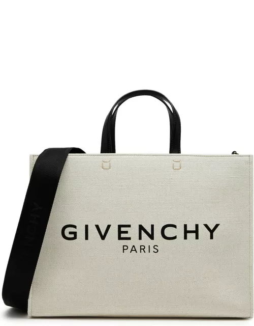 Givenchy G-Tote Medium Logo Canvas bag - Beige