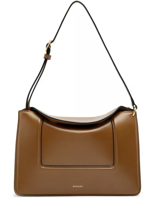 Wandler Penelope Leather Shoulder bag - Tan