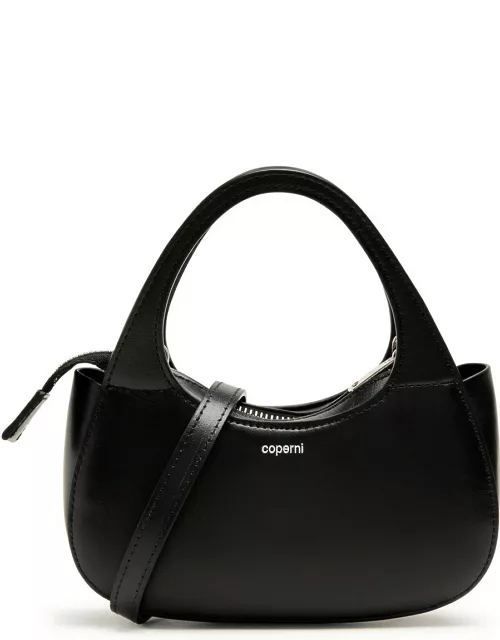 Coperni Swipe Micro Leather top Handle bag - Black