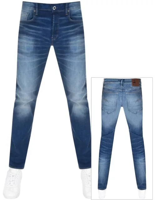 G Star Raw 3301 Slim Fit Jeans Mid Wash Blue