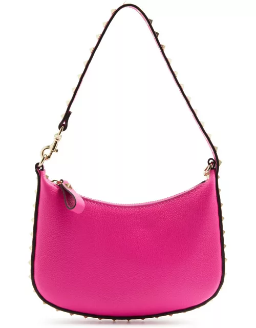 Valentino Garavani Rockstud Mini Leather Hobo bag - Pink