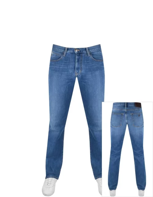 Emporio Armani J21 Regular Jeans Light Wash Blue