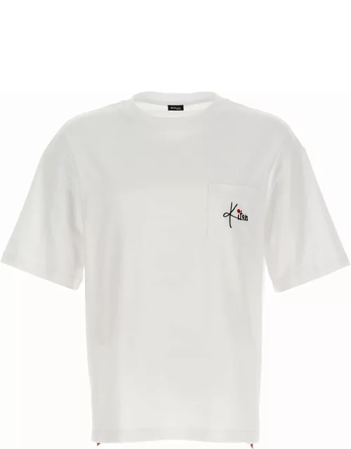 Kiton Logo Embroidery T-shirt