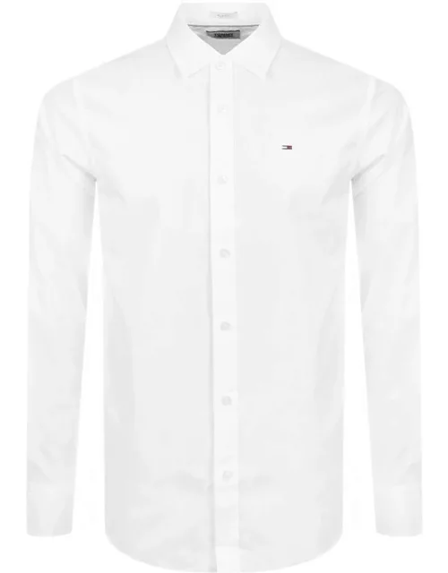 Tommy Jeans Long Sleeved Shirt White