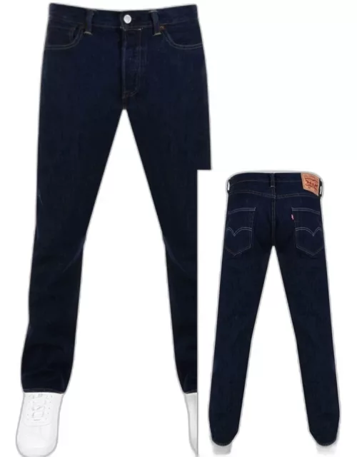 Levis 501 Original Fit Jeans Dark Wash Blue