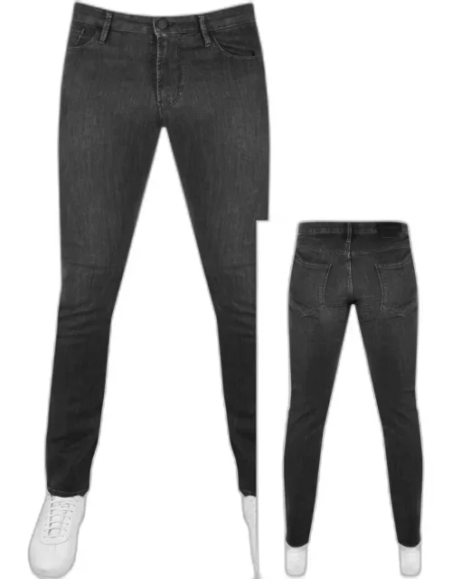 Emporio Armani J06 Jeans Dark Wash Grey