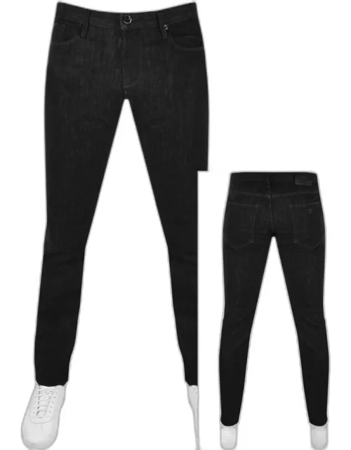 Emporio Armani J06 Slim Jeans Washed Black