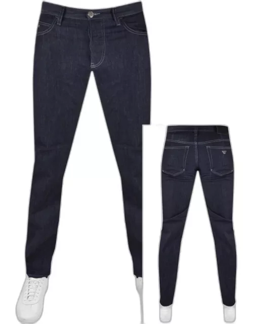 Emporio Armani J06 Slim Jeans Dark Wash Navy
