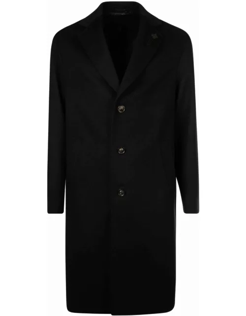 Lardini Buttoned Long Coat
