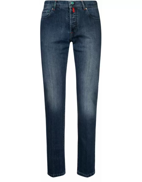 Kiton Fitted Buttoned Jean