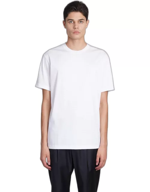 Giorgio Armani T-shirt In White Cotton
