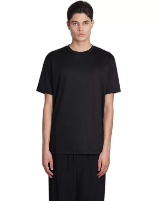 Giorgio Armani T-shirt In Black Cotton