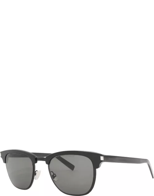 Saint Laurent 108K Slim 001 Sunglasses Black