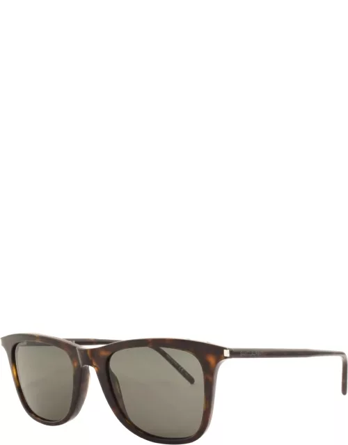 Saint Laurent 304 007 Sunglasses Brown