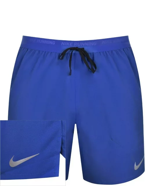 Nike Training Stride Running Shorts Blue