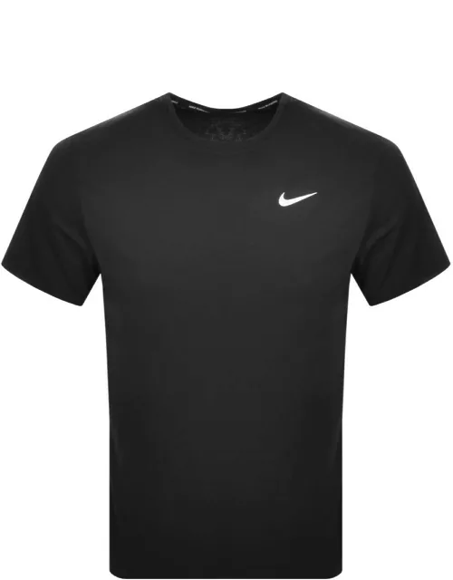Nike Training Dri Fit Miler T Shirt Black