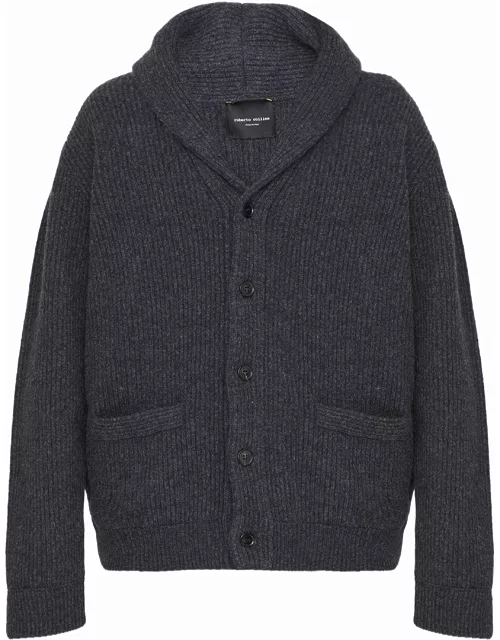 Wool and cashmere cardigan