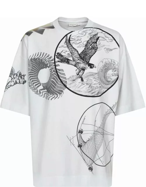 White Hen T-shirt with graphic print