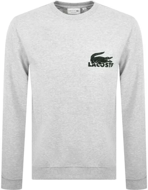 Lacoste Crew Neck Sweatshirt Grey