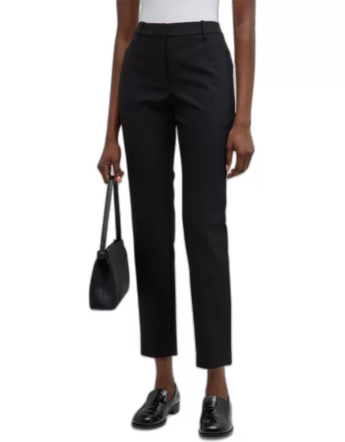 Essex Mid-Rise Cropped Straight-Leg Pant