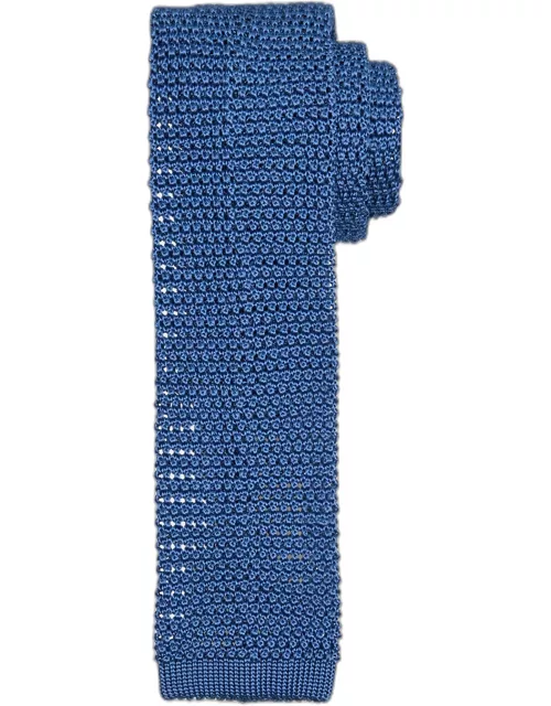 Men's Solid Silk Knit Tie