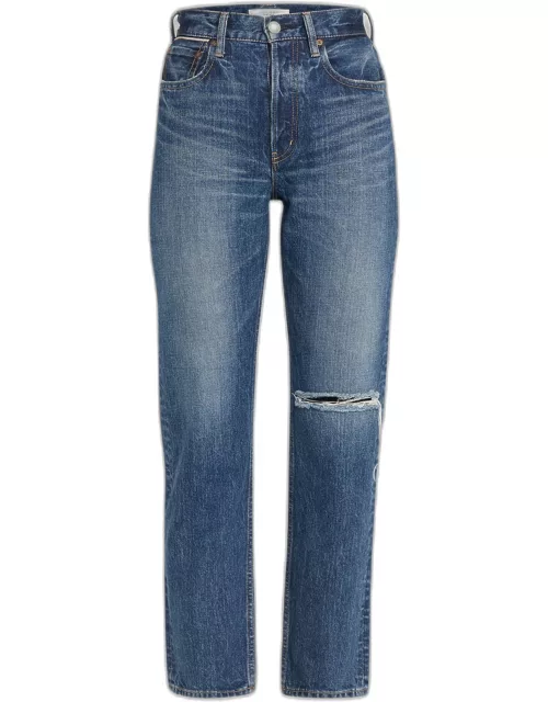 Widstoe Distressed Wide-Straight Jean