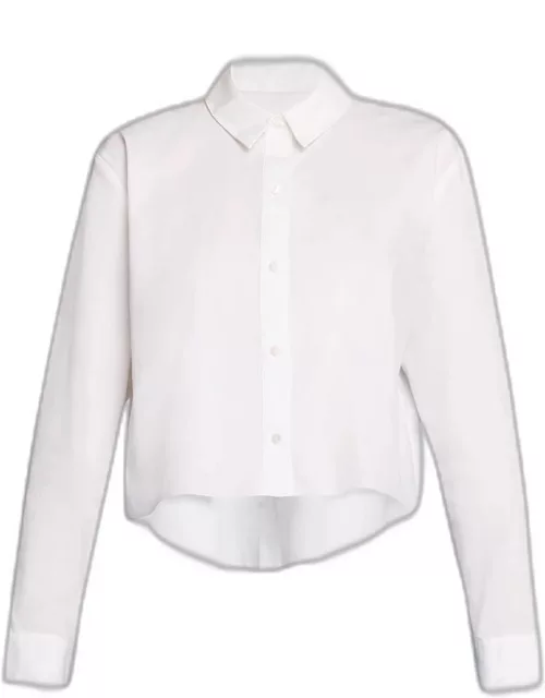 Cosette Cropped High-Low Shirt