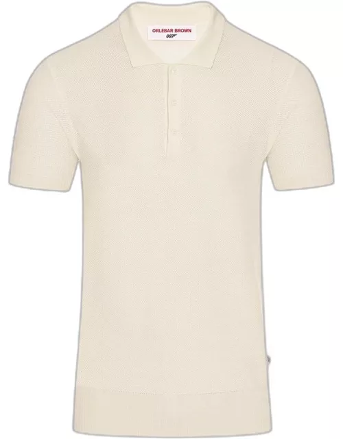 Dr. No Knitted Polo - 007 Tailored Fit Silk Polo Shirt