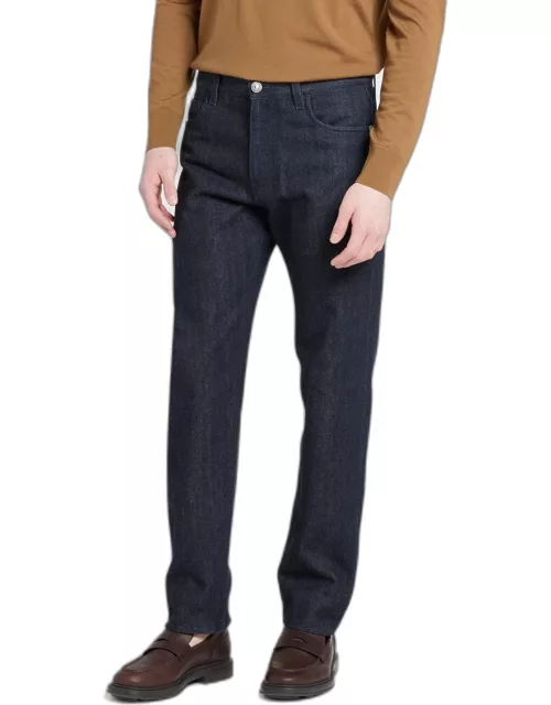 Men's Cashmere-Cotton Denim Jean