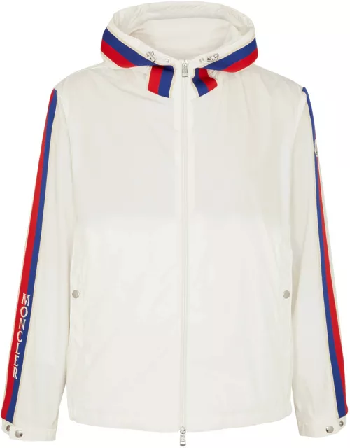 Moncler Rukbat Hooded Shell Jacket - White - 3, Men's Designer Shell Jacket, Male