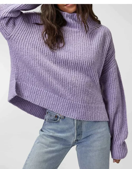 Eva Funnel-Neck Sweater