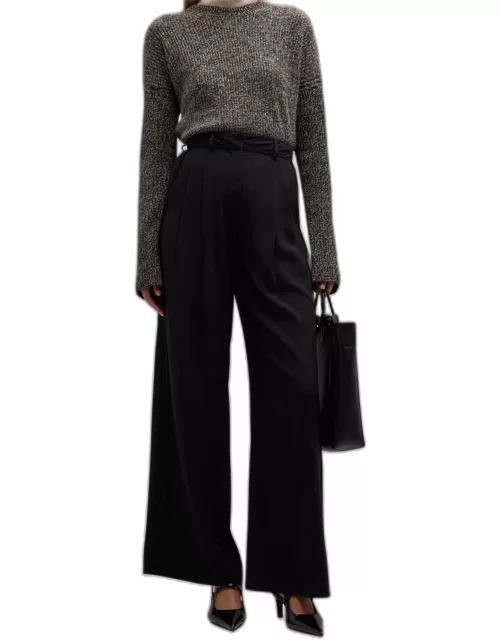 Selby Mid-Rise Pleated Trouser