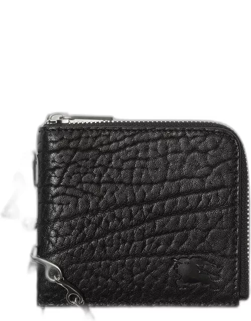 Men's Leather B Chain Zip Wallet