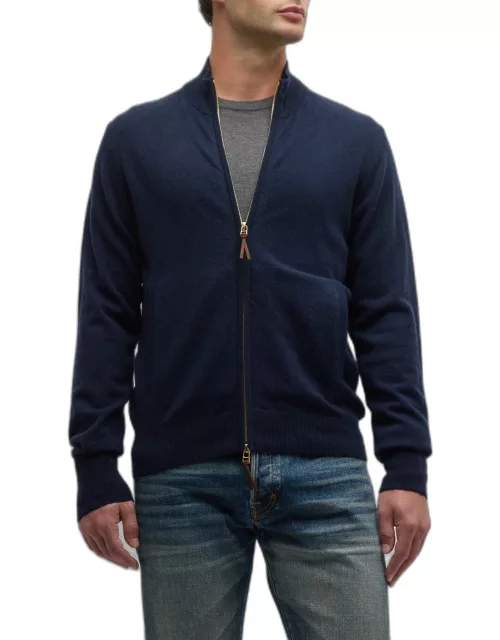 Men's Cashmere Full-Zip Track Jacket