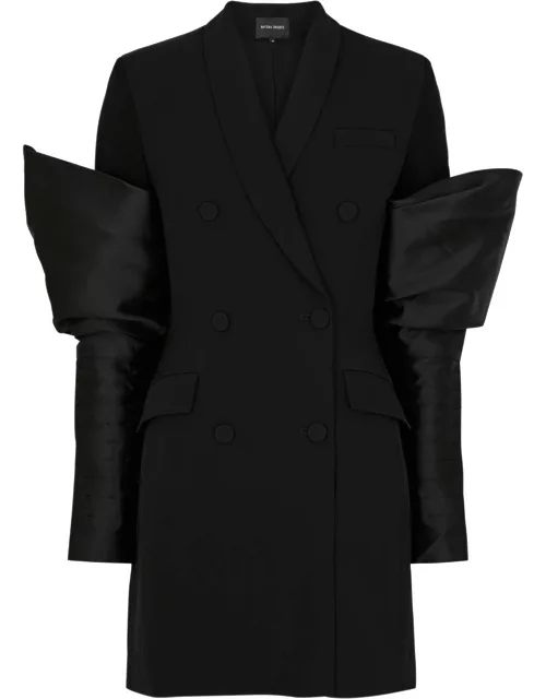 Nafsika Skourti Double-breasted Blazer Dress - Black