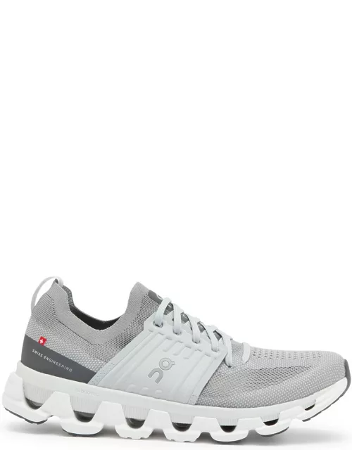 ON Running Cloudswift 3 Panelled Mesh-knit Sneakers - Grey - 11, on Running Trainers, Rubber