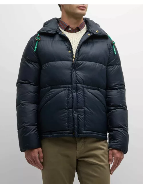 Men's Cashball Nylon-Cashmere Puffer Jacket