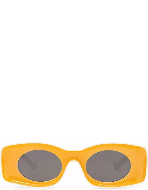 Loewe Lw40033i - Yellow / White Sunglasse