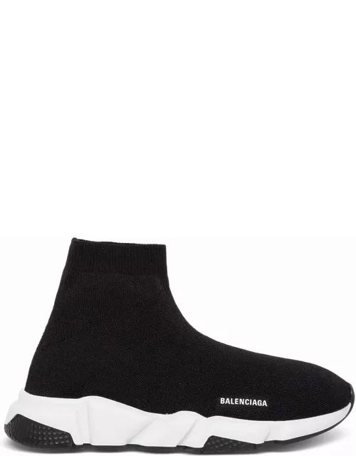 Balenciaga speed Black Sneakers With Logo In Stretch Fabric Woman