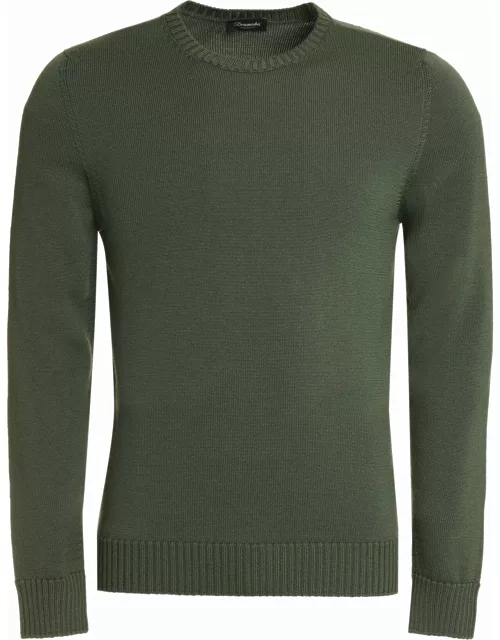 Drumohr Merino Wool Crew-neck Sweater