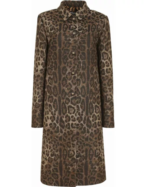 Dolce & Gabbana Single-breasted Wool Coat