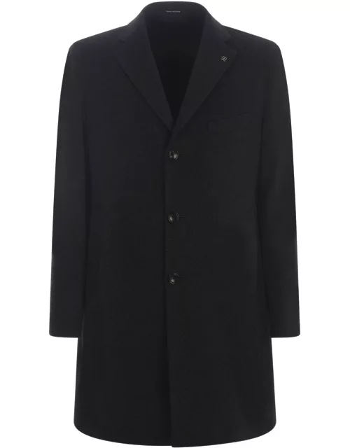 Coat Tagliatore In Virgin Wool And Cashmere Blend
