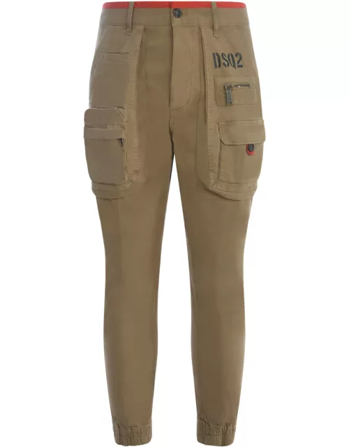 Trousers Dsquared2 sexy Cargo In Cotton