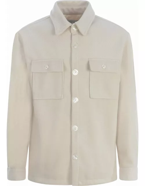 Family First Milano Shirt Jacket Family First In Terry Fabric