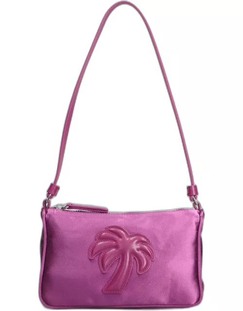 Palm Angels Shoulder Bag In Viola Cotton